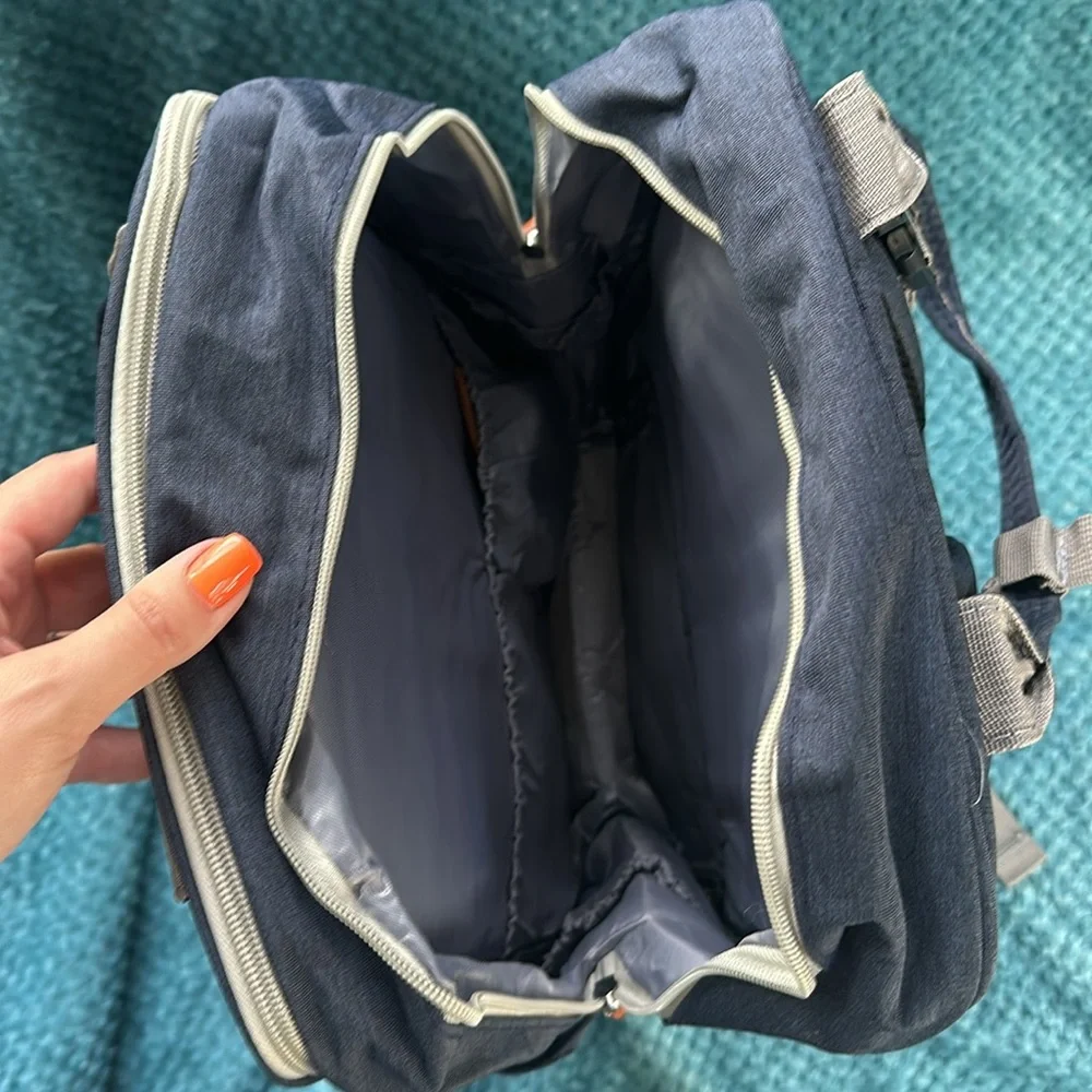 Baby diaper book bag